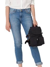 Kipling small backpack firefly up shoulder bag urban palm print ss2020 rrp £87. Kipling Firefly Up Backpack Dazz Black At John Lewis Partners