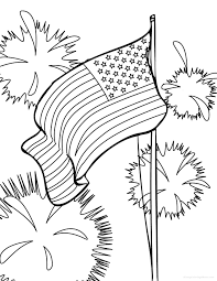 There's one coloring page showing the map of united states and it's also patterned with american flag. American Flag Coloring Pages For Preschool Coloring Pages Coloring Pages