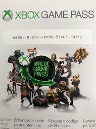 Free Xbox Game Pass Code Xbox