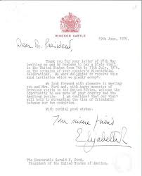 Stop by the office of international admissions and immigration services in two. Letter From Queen Elizabeth Ii Accepting President Ford S Invitation To Make A State Visit To The United States July 7 Lettering Family Album Handwritten Notes