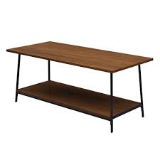Buy chest coffee table in coffee tables ebay. Brookside Eliza 22 In Dark Oak Rectangle Metal And Wood Coffee Table With Storage Shelf Bs0001cft00br The Home Depot