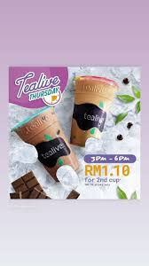Get digital vouchers at up to 50% off: Tealive Tea Infographic Tea Live Food Poster