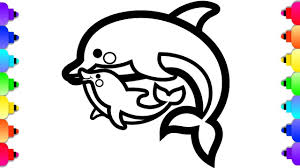 Four color process printing uses the subtractive primary ink colors of cyan, magenta, and ye. How To Draw A Cute Dolphin Printable Coloring Pages Peepsburgh