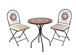 Bistro Set Balkon Set Eisen Mosaik Klappbar Gartenmobel Mosaik Set Linder Sitzgruppe Gartenmobel Dekor