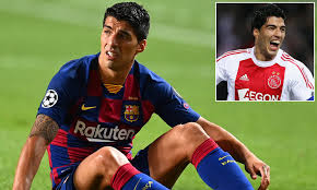 930 x 477 jpeg 52 кб. Barcelona Striker Luis Suarez Could Make Sensational Return To Ajax Daily Mail Online