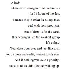 Sleeping Is A Drug For Teens Quotes Pinterest Pessoa