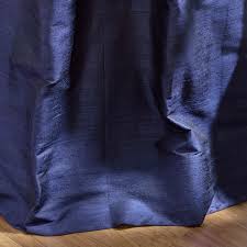 Silk blue velvet curtains 84 inches length blackout grommet grey curtains thermal insulated soundproof room darkening curtains / drapes for living room bedroom 52 x 84 inch 2 pcs peacock blue. Navy Silk Curtains Half Price Drapes