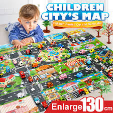 10 best carpet cars of february 2021. 130 100cm City Map Car Toys Model Crawling Mat Game Pad For Children Interactive Play House Toys Road Carpet Car Accessories Buy At The Price Of 2 39 In Aliexpress Com Imall Com