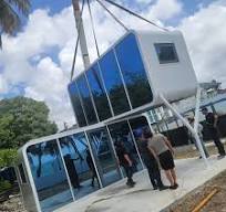 Modern Design Modular Prefab Houses Living Room Garden Pod Living Container Homes Apple Cabin