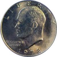 1972 D Eisenhower Dollar Value Cointrackers