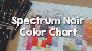 spectrum noir markers color chart