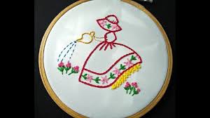 Maybe you would like to learn more about one of these? Hand Embroidery Design How To Embroider A Girl Girl Embroidery Design Youtube