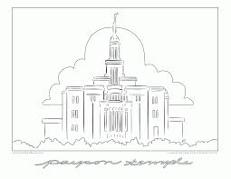 Ye are the temple of god (june 2015 friend). Temple Coloring Page Coloring Home