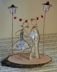 Tischdeko Fur Eine Hochzeit Basteln Mit Papierdraht Draht Kunst Skulptur Basteln Mit Papierdraht Anleitung