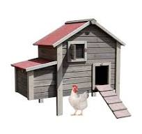 Gallinero Para 3-4 Gallinas - Casa De Madera Para Gallinas- Gallinero