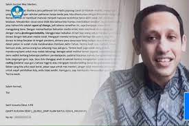 Sesuai tujuannya, yakni guru contoh surat pribadi bersifat semiformal dalam hal penggunaan bahasa karena contoh surat pribadi ini ditujukan pada orang. Surat Paling Inspiratif Dari Guru Dan Murid