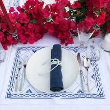 Dress your tables to the nines with our durable, reusable and totally adorable satin table runners that will give your guests an instant esteemed feel and royal treatment during your event. Indigo Navy Blue Linen Napkin
