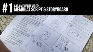 Cara Membuat Video Membuat Script Dan Storyboard 1 Youtube