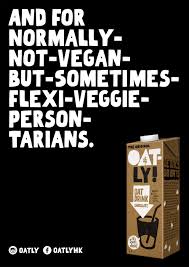 It used an ad aired in sweden in 2014, . Oatly Hk Launch Print Ads Smiff Studios