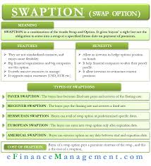 Swaption Meaning Features Benefits Types And More In 2020 Interest Rate Swap Financial Management Meant To Be
