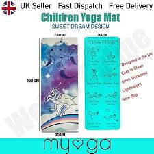 How to choose the yoga mat bag that will perfectly meet your needs; Myga Sweet Dreams Non Slip Pvc Children Yoga Mat Kids Exercise Mat 5029476011193 Ebay