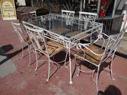 Add to favorites vintage mid century wrought iron sectional garden/patio 3 piece sofa/settee salterini or woodard vaillantandcie 5. Vintage Patio Furniture Iron Patio Furniture Wrought Iron Patio Set Metal Patio Furniture