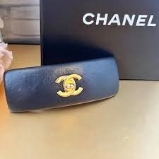 CHANEL Leather Turn lock COCO Mark Barrette Hair Clip Black authentic from  JP
