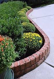 Fabulous Flower Bed Edging Homebase Exclusive On Kennyslandscaping Com Brick Garden Edging Brick Garden Garden Edging