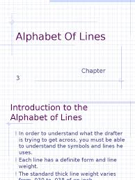Line symbols used in technical drawing are often referred to as alphabet of lines. Alphabet Of Lines Pdf Shape Drawing