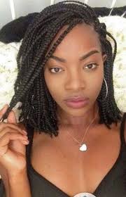 Maybe you would like to learn more about one of these? 27 Short Box Braids For Black Women That Score Maximum Style Point Summer Braids Trancas Curtas Penteados Tranca Em Cabelo Cacheado
