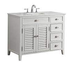 Sears carries stylish bathroom vanities for your next remodeling project. Modetti Mod884wh 42 Palm Beach 42 Inch Single Bathroom Vanity Set In White