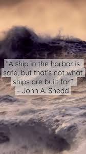 Image result for ship in the harbor is safe