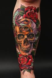 Pin By The Tattoo Directory On Neo Traditional Tattoos Skull Tattoo Design Skull Tattoo Tattoos