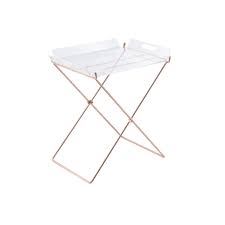 Make sure this fits by entering your model number. Homeroots Amelia Clear Acrylic And Copper Tray Table 286456 The Home Depot