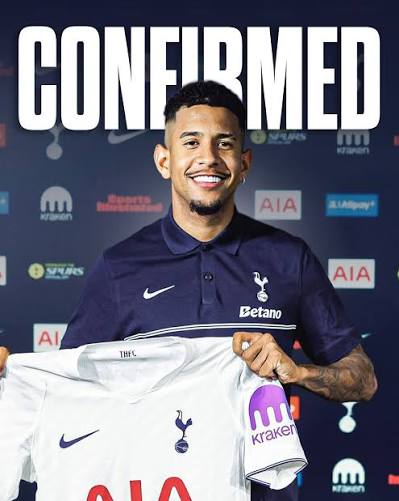 Tottenham 𝐂𝐎𝐍𝐅𝐈𝐑𝐌 the signing of Savinho from Manchester City for £ 75million 🇧🇷✍️ 🗣️ "It's taken a while but I'm very happy to be here.  It's a wonderful opportunity at a brilliant club
