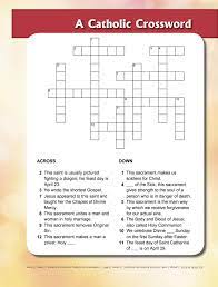 New daily puzzles each and every day! St George Sacraments Crossword