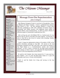 The Maroon Messenger-March 2018