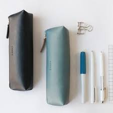1 Piece Candy Color Canvas Pencil Case Kiniyo Triangle Pencils Canvas Pencil Case Stationery Supplies