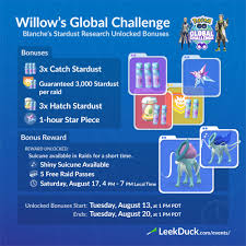 While pokémon go fest 2021 may be over, its rewards have continued. Stardust Bonuses Leek Duck Pokemon Go News And Resources