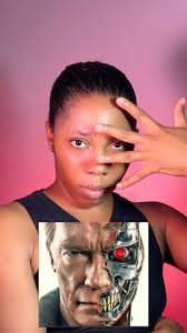 I don’t know why I was feeling reluctant to post this , one of those makeup  that you don’t really feel , but I hope you all will like it 😊.,  TERMINATOR 🤖, ., ., ., ., #terminatormakeup #contentcreator ...