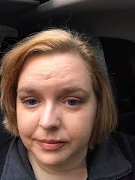 Blackened teal cream manicure with gold flakies