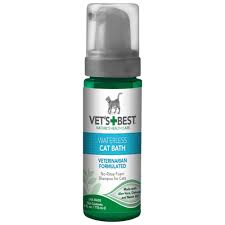 Vets Best No Rinse Waterless Dry Shampoo For Cats Natural And Veterinarian Formulated Click Image To Review More Det Cat Shampoo Waterless Shampoo Cat Bath