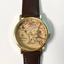 Middle Earth Map Watch Lord Of The Rings Vintage Style Leather Watch Women Watches Boyfriend Watch World Map Men Boyfriend Watch Map Watch Womens Watches