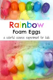 Rainbow Foam Eggs Inspiration Laboratories Easter Science Easter Activities For Kids Science Activities For Kids