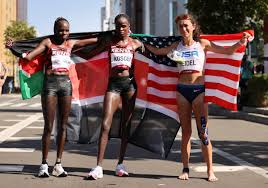 Us runner molly seidel reacts after winning the bronze medal in the marathon. 9lj8lqvdx9njvm