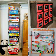 Diy nerf gun storage rack. Easy Kids Toy Storage Ideas 15 Kids Storage Solutions