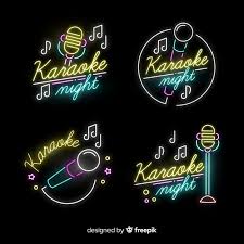 Download Karaoke Night Bar Neon Light Sign Collection For Free Neon Light Signs Lighted Signs Karaoke