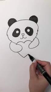 Kleine einfache zeichnungen zum nachmalen : Schnelles Panda Tutorial Teiledeinwissen Drawing Zeichnen Art Tutorial Foryou Artist Kunst Furdich Malen Draw Viral 4u Fyp Fy