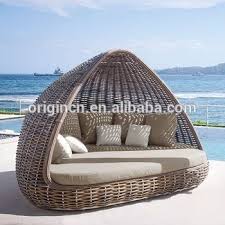 Home Patio Beach Thick Rattan Material Pyamidal Cocoon Shaped Chair Outdoor Wicker Daybed View Outdoor Daybed Outdoor Furniture Decor Rattan Outdoor Furniture