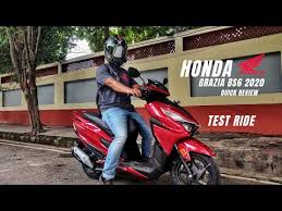 Honda Grazia Bs6 2020 Test Ride On Road Price Quick Review Ksc Vlogs Youtube In 2020 Honda Riding Grazia